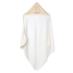 Hooded Wrapper 100% Cotton I Love My Daddy White