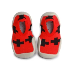 Hot Cross Buns Red Slip-On Shoes