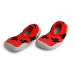 Hot Cross Buns Red Slip-On Shoes