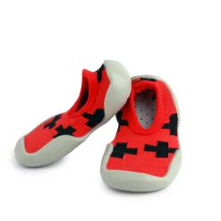 Hot Cross Buns Red Slip-On Shoes