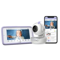 Hubble Connected Nursery Pal Premium Smart HD Touch Screen Viewer With Baby Monitor - White