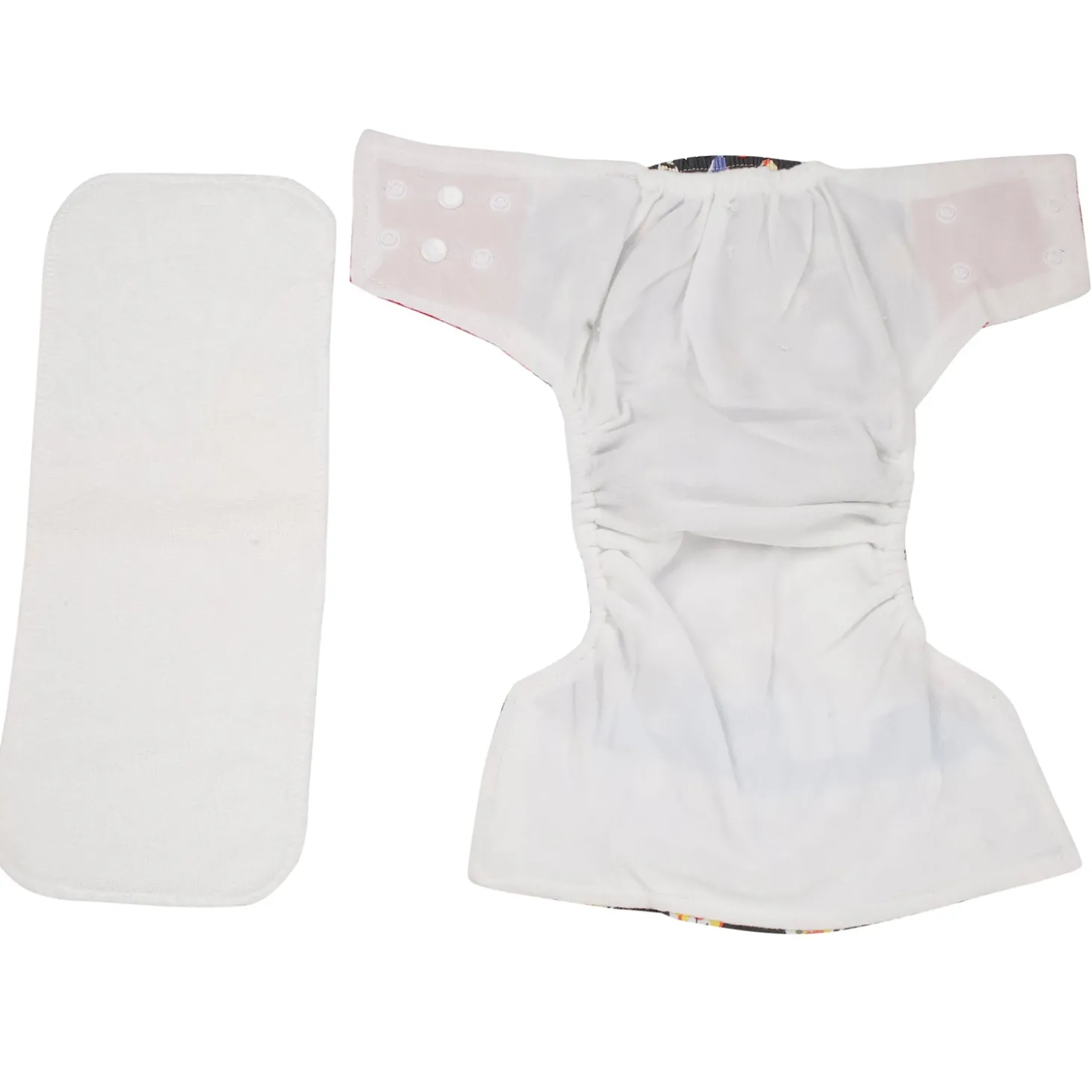 I Love Animals Black And Red Reusable Diaper