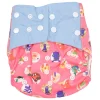 I Love Animals Blue And Pink Reusable Diaper