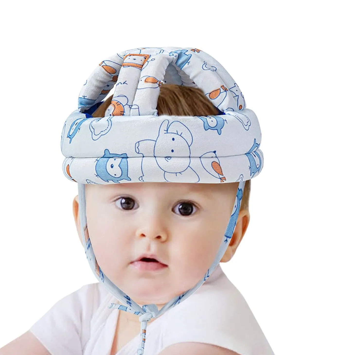 I Love Animals Blue Cushioned Safety Helmet