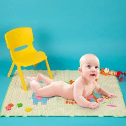 I Love Animals Green Air Filled Waterproof Massage Mat