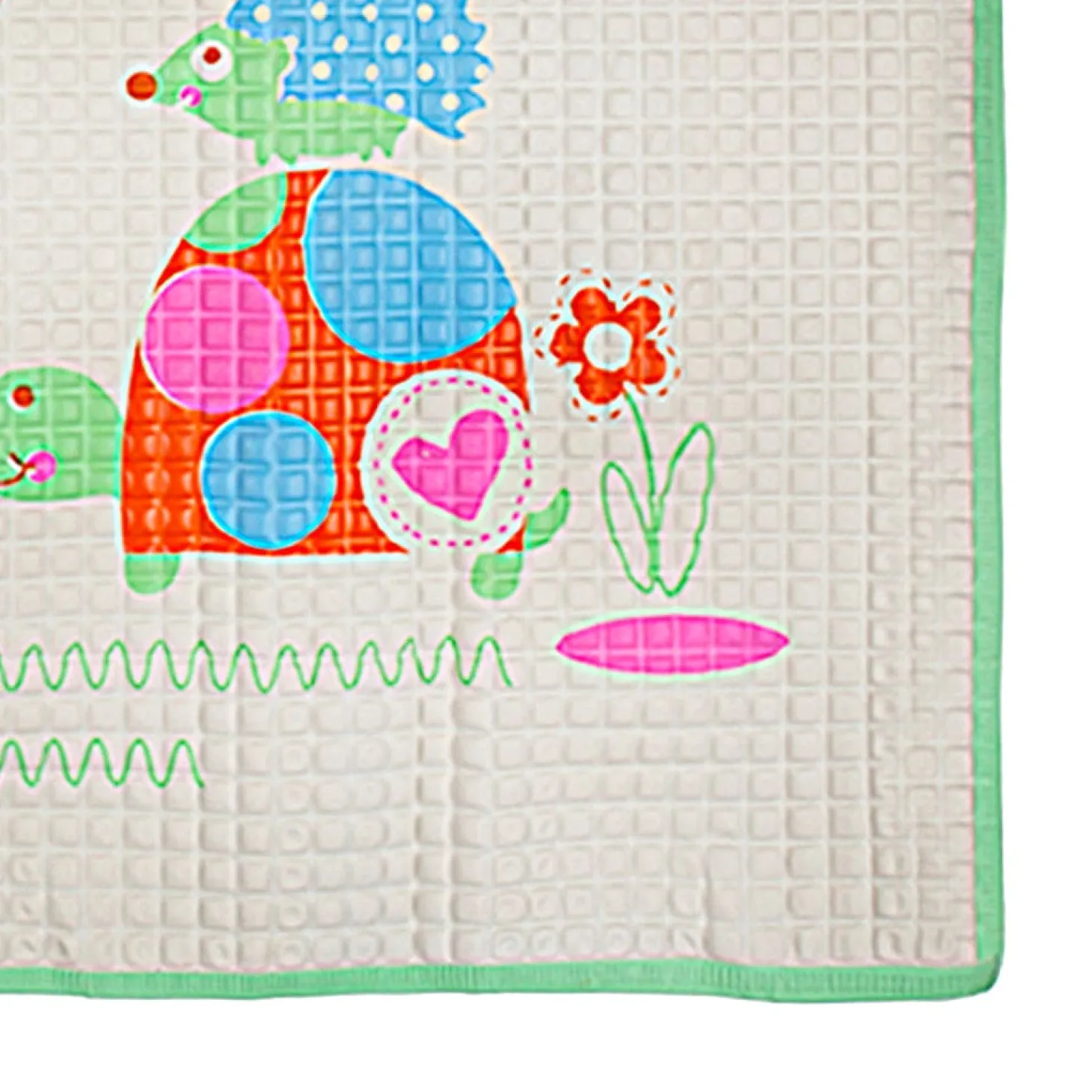 I Love Animals Green Air Filled Waterproof Massage Mat