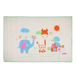 I Love Animals Green Air Filled Waterproof Massage Mat