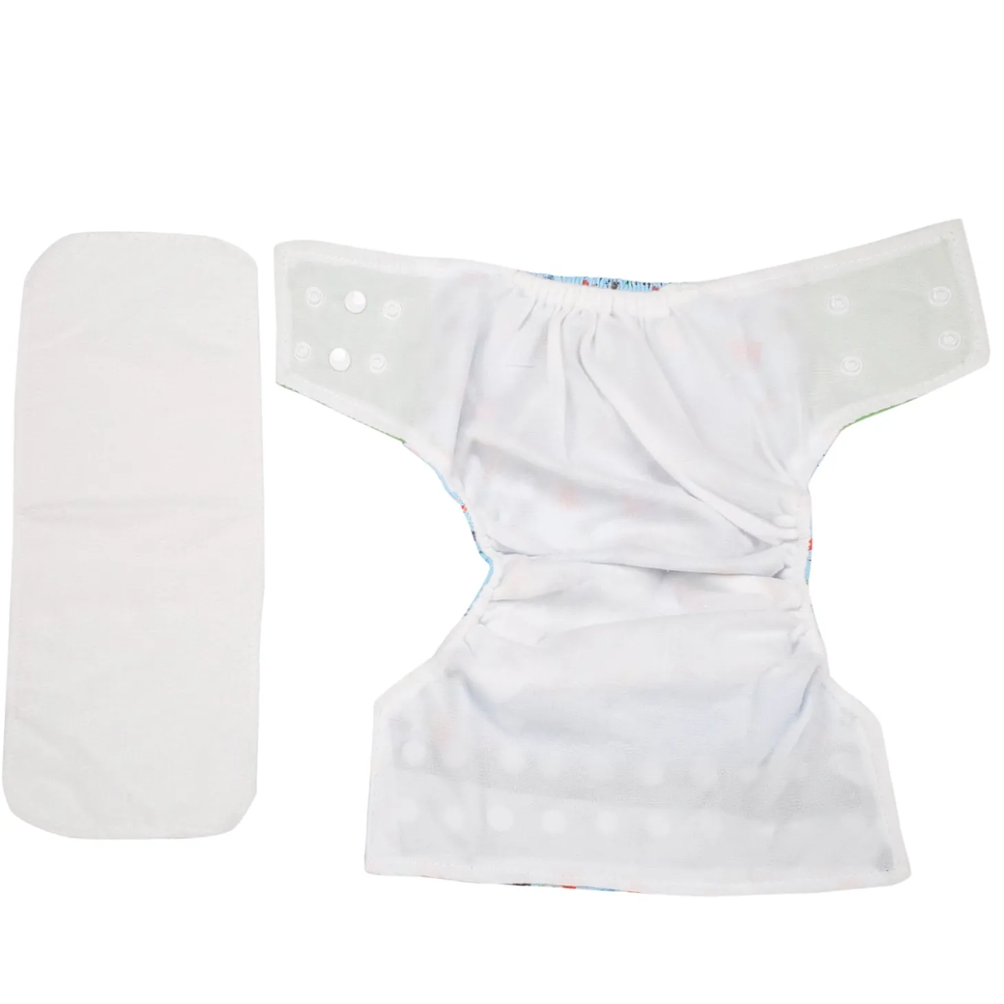 I Love Animals Green And Blue Reusable Diaper