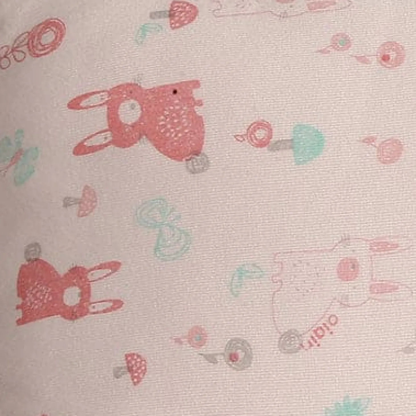 I Love Animals Pink Pillow
