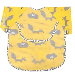 I Love Animals Yellow Wear Me Bib