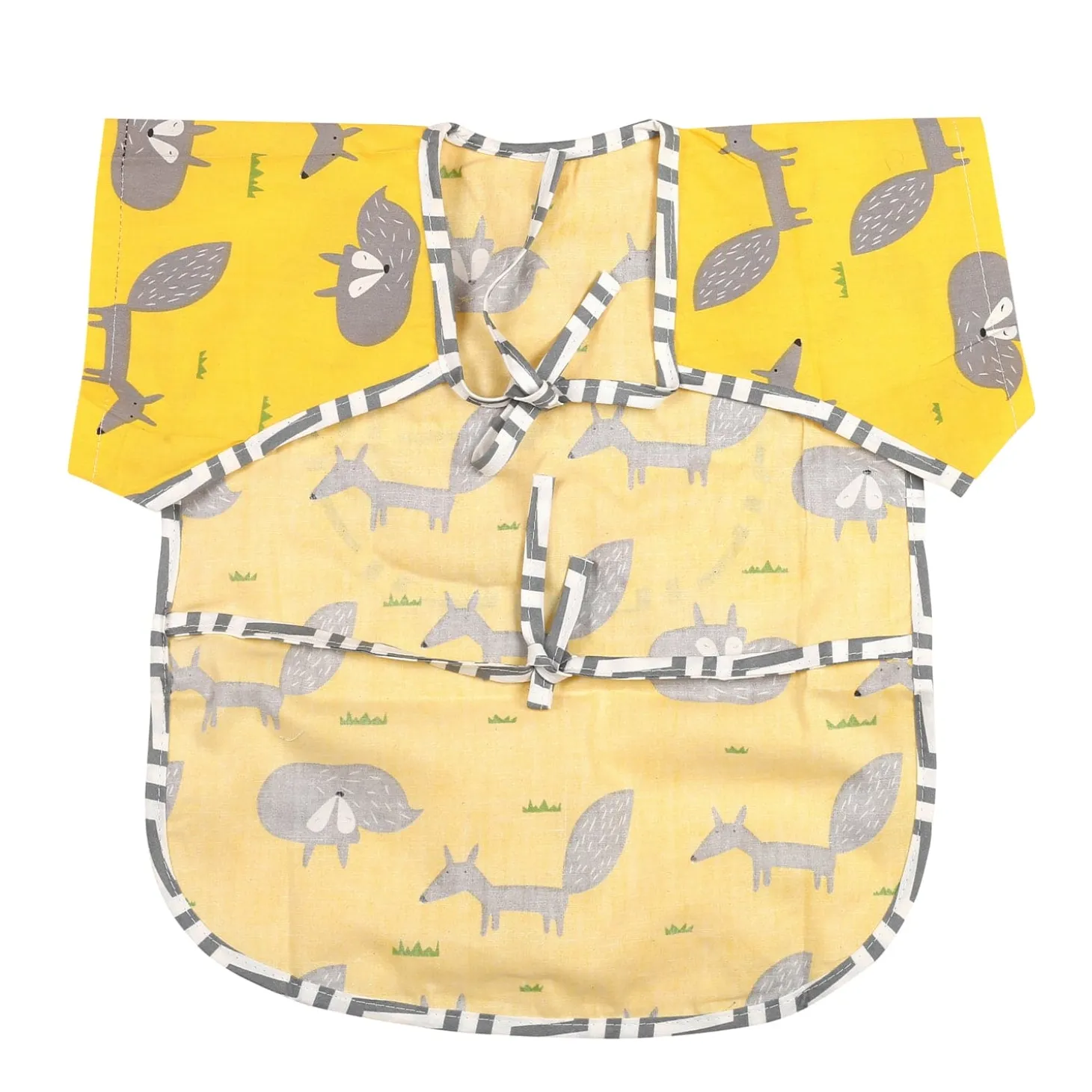 I Love Animals Yellow Wear Me Bib