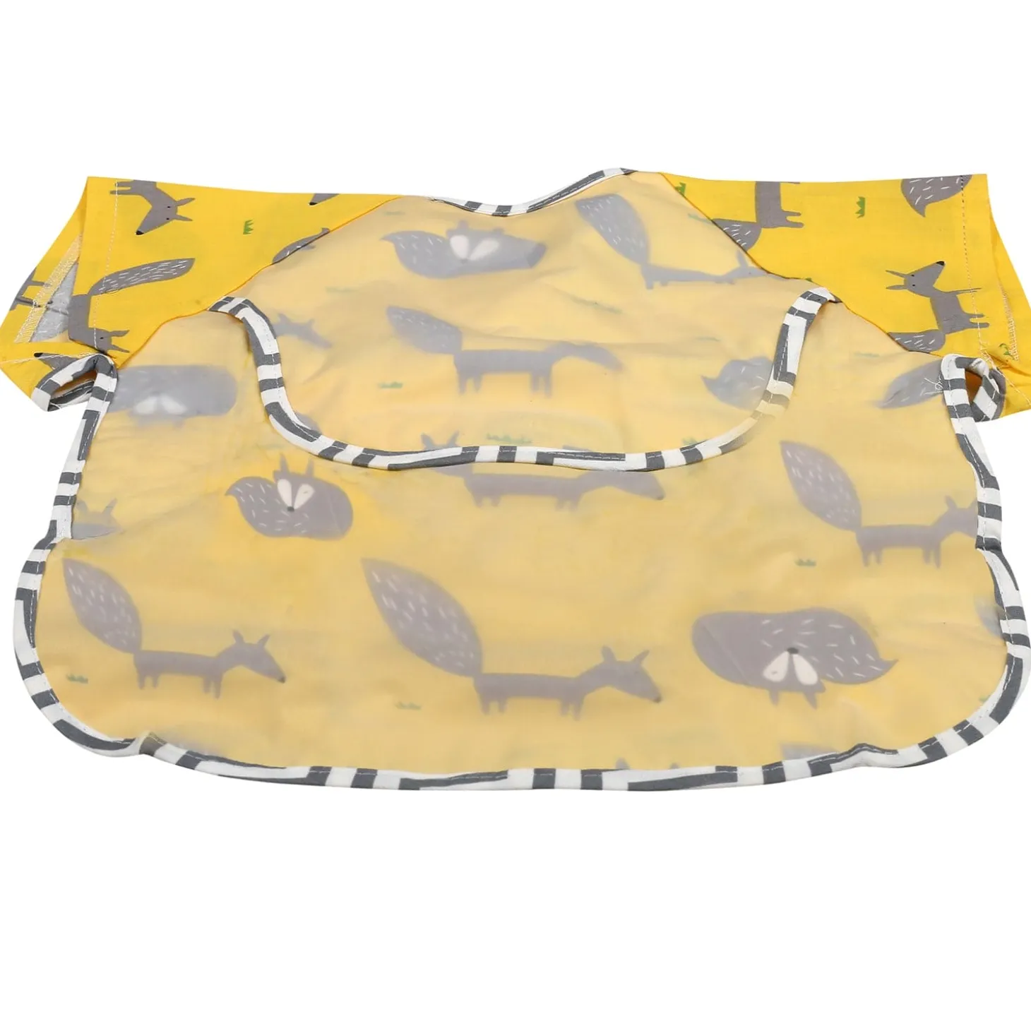 I Love Animals Yellow Wear Me Bib
