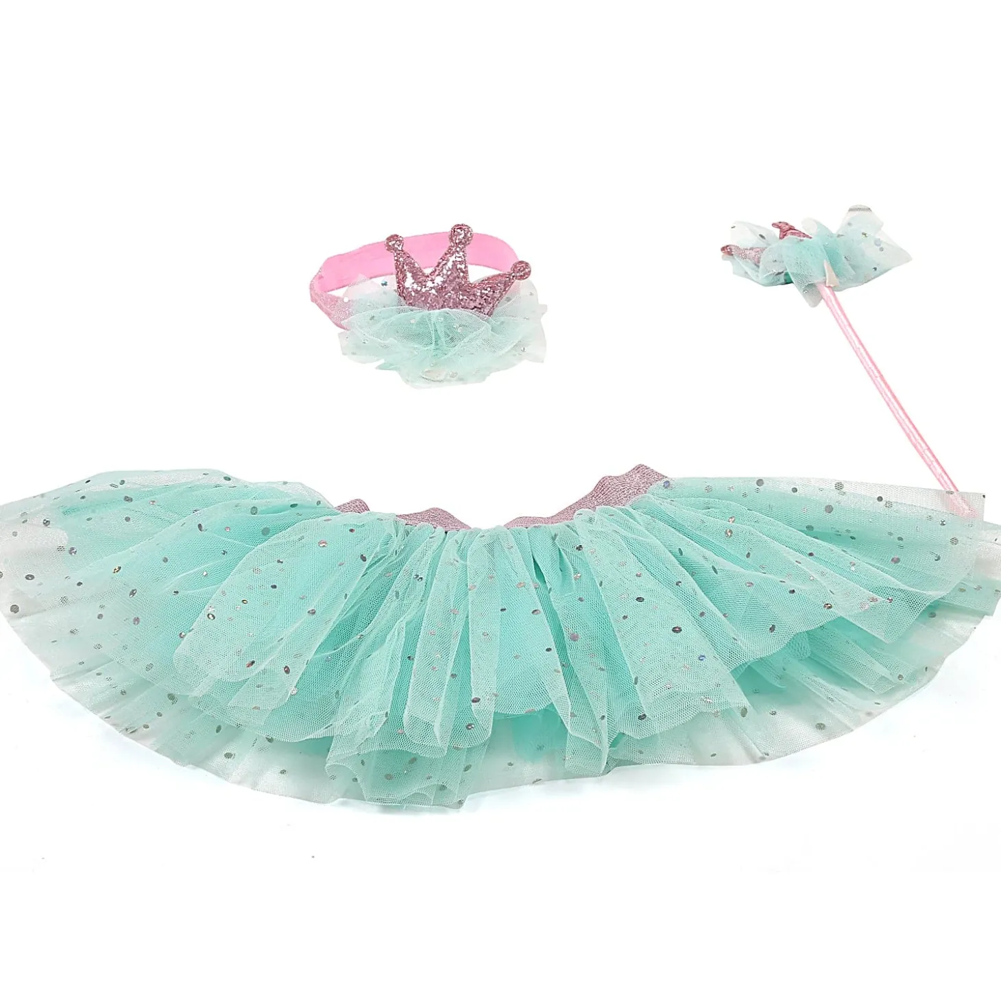 Icy Princess Blue Tutu Skirt And Accessory Set