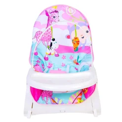 2 In 1 Rocker Cum Feeding Chair 20 Kg Pink
