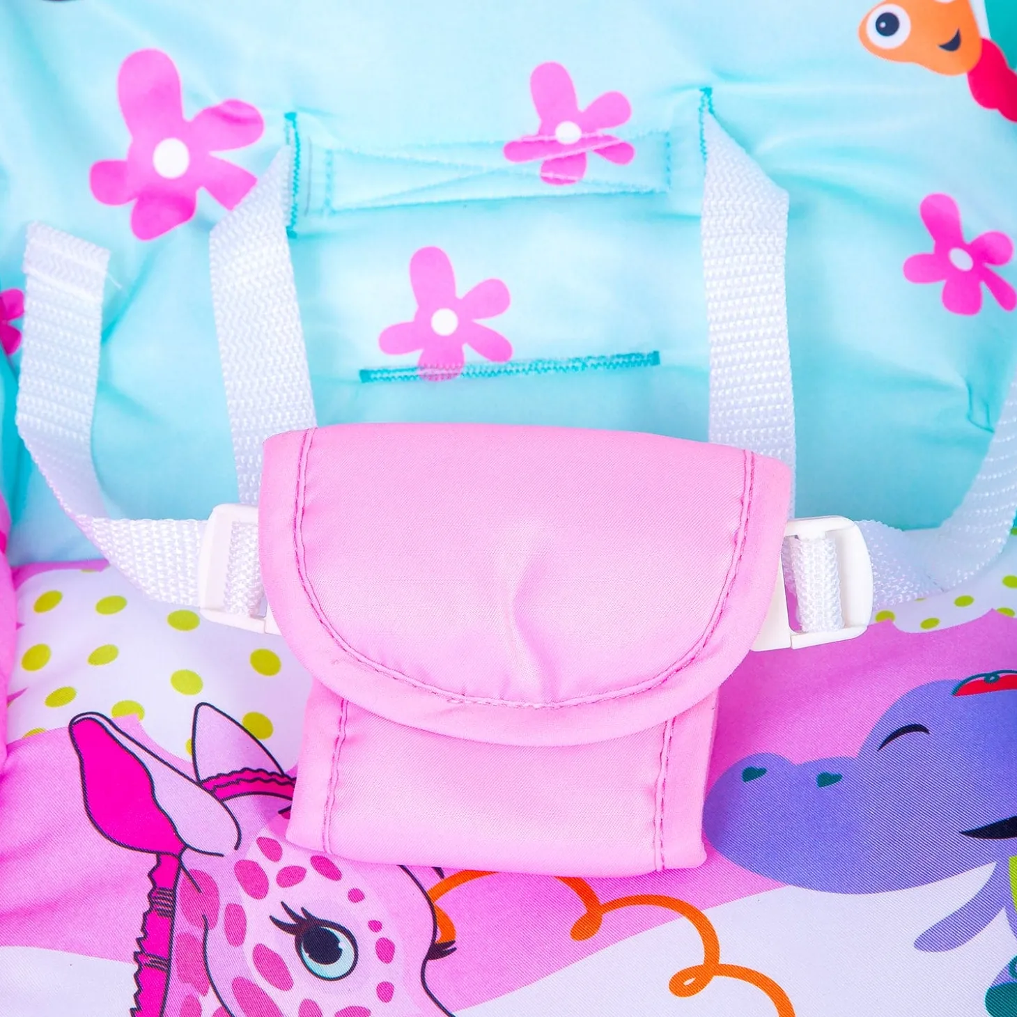 2 In 1 Rocker Cum Feeding Chair 20 Kg Pink