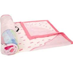 Keep Being Amazing Pink Two-Ply Blanket