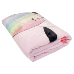 Keep Being Amazing Pink Two-Ply Blanket