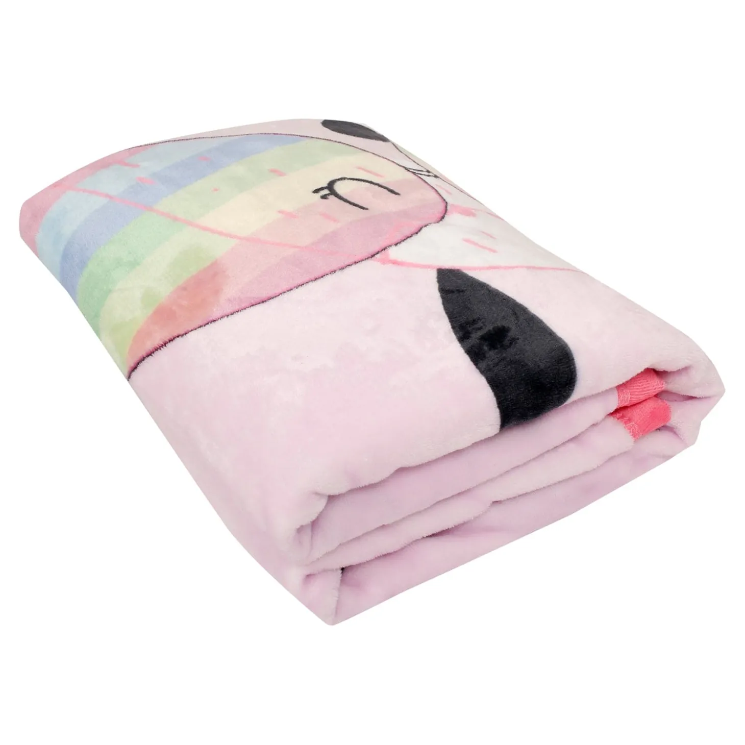 Keep Being Amazing Pink Two-Ply Blanket