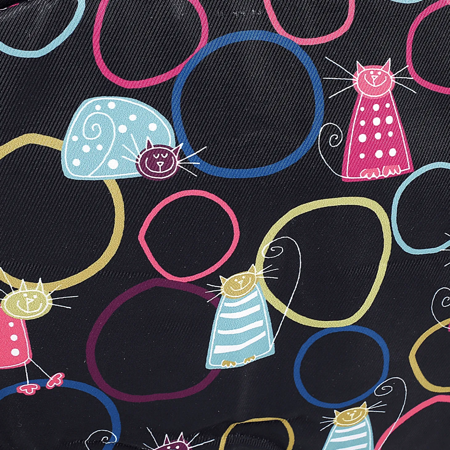 Kitty Black Diaper Bag