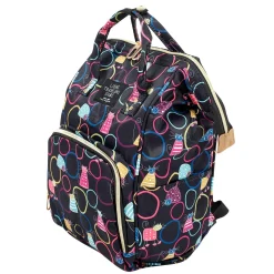 Kitty Black Diaper Bag