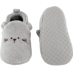 Knitted Grey Casual Booties