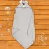 Koala Bear Grey Hooded Towel