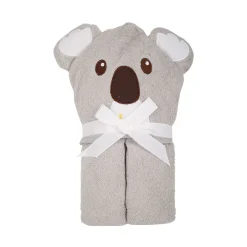 Koala Bear Grey Hooded Towel