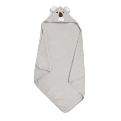 Koala Bear Grey Hooded Towel