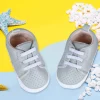 Lace-Up Comfortable And Breathable Anti-Slip Sneaker Shoes - Grey