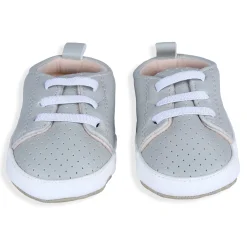 Lace-Up Comfortable And Breathable Anti-Slip Sneaker Shoes - Grey