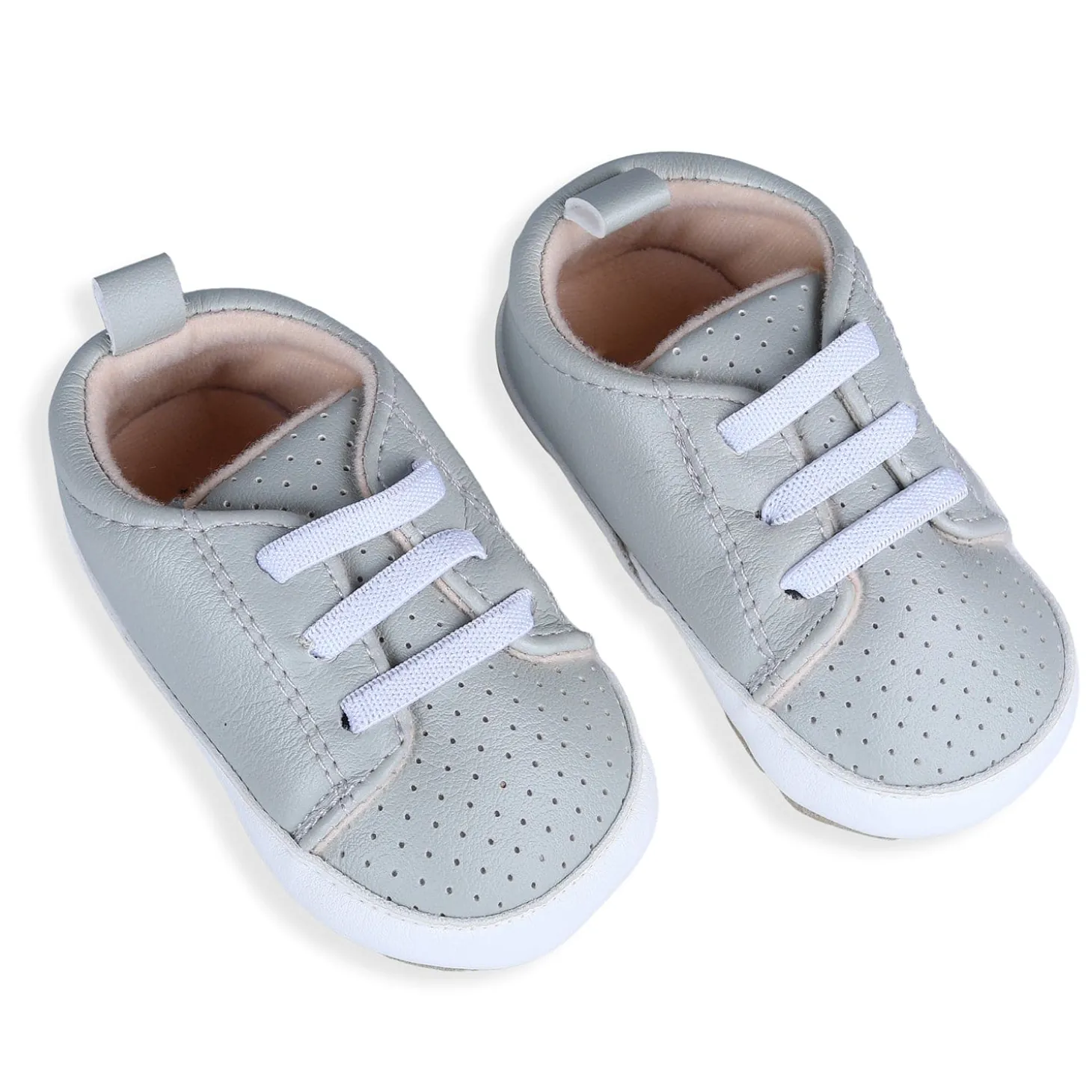 Lace-Up Comfortable And Breathable Anti-Slip Sneaker Shoes - Grey