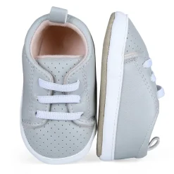 Lace-Up Comfortable And Breathable Anti-Slip Sneaker Shoes - Grey
