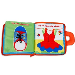 Learning Basic Tasks Multicolour Activity Cloth Book