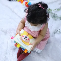 Learning with Puppy Multicolour Activity Cloth Book