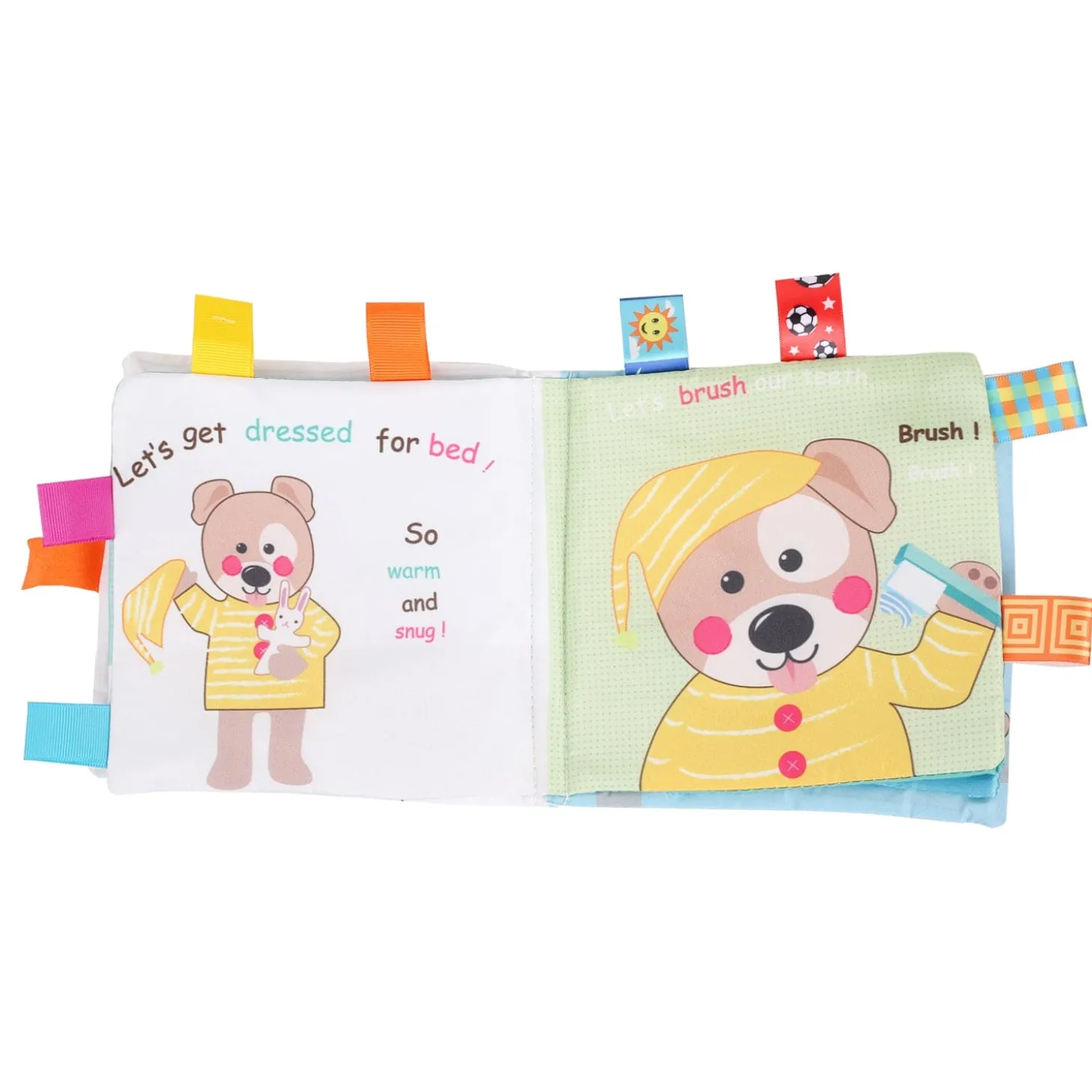 Learning with Puppy Multicolour Activity Cloth Book