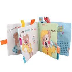 Learning with Puppy Multicolour Activity Cloth Book