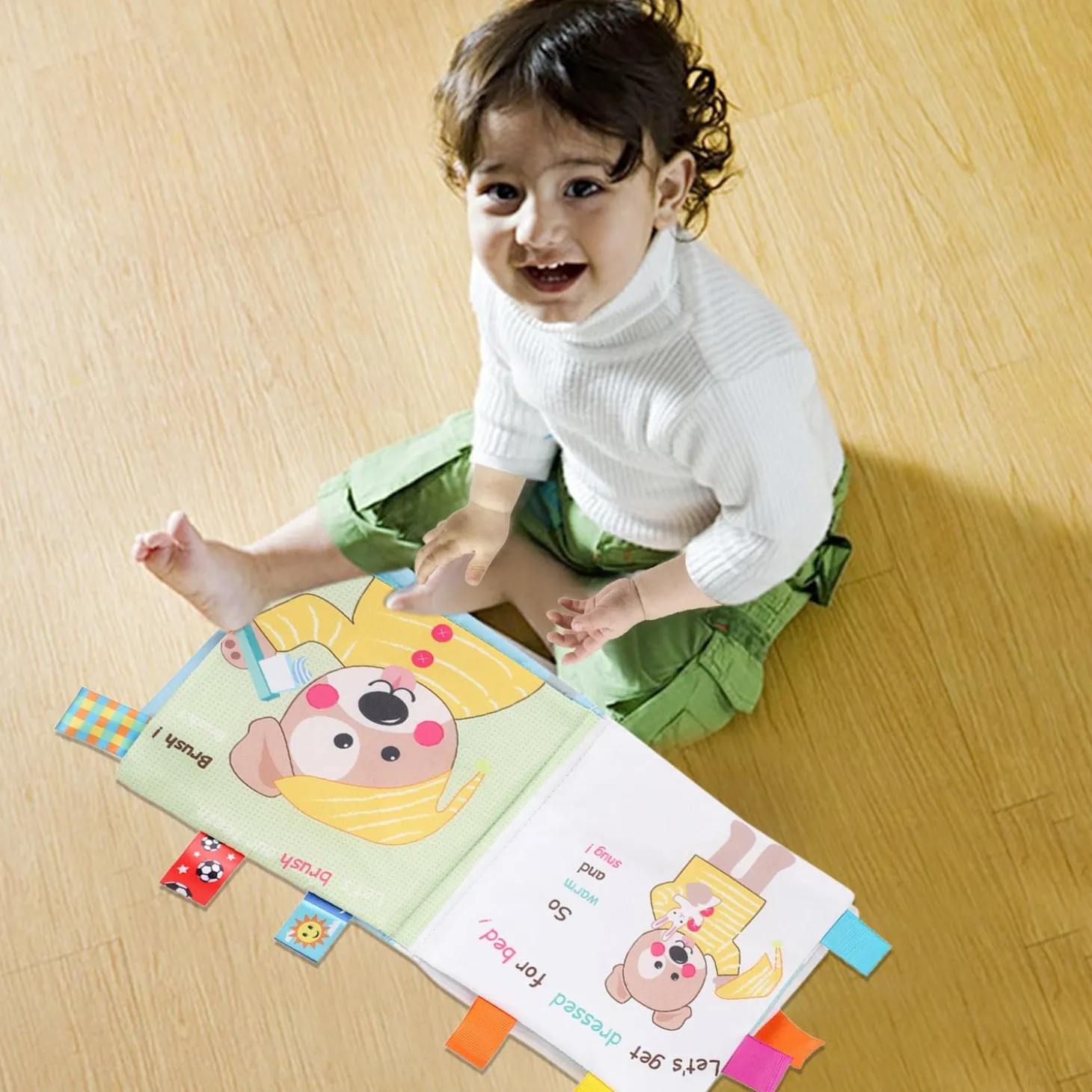 Learning with Puppy Multicolour Activity Cloth Book