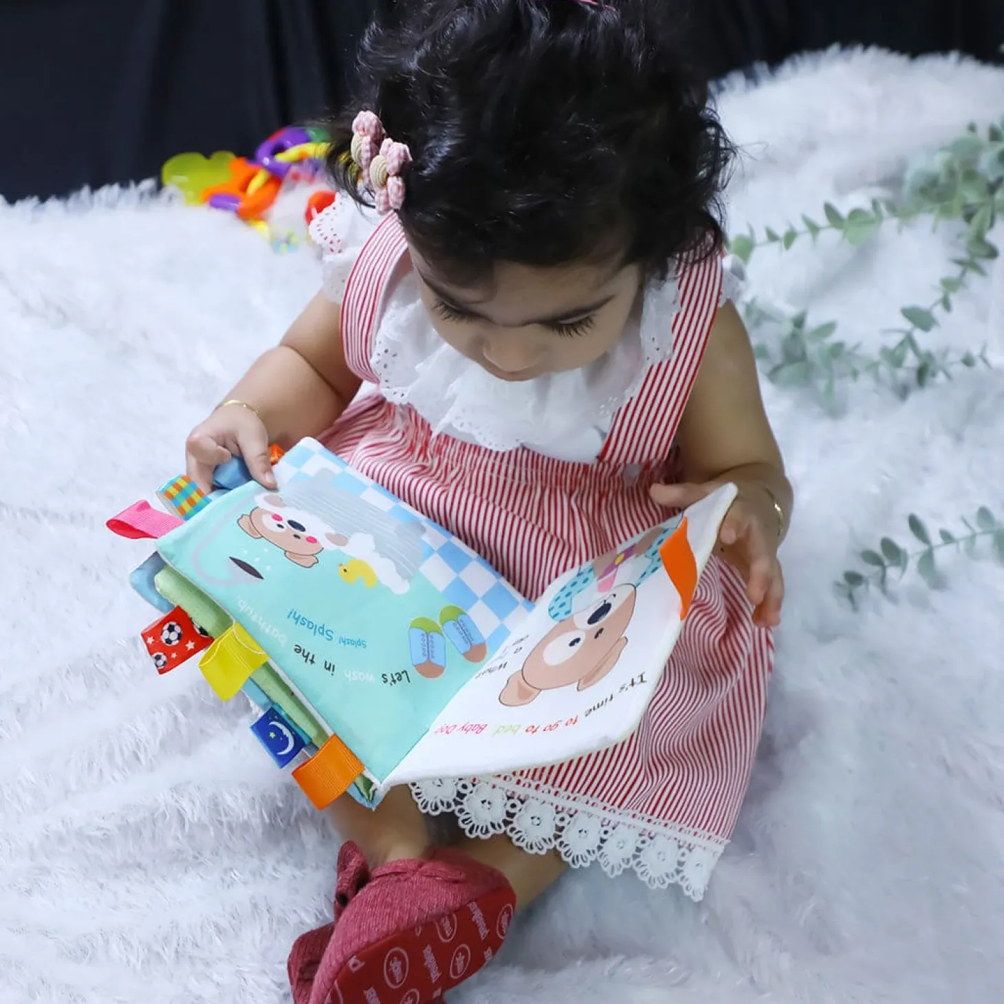 Learning with Puppy Multicolour Activity Cloth Book