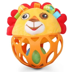 Lion Orange Rattle Ball