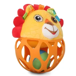 Lion Orange Rattle Ball