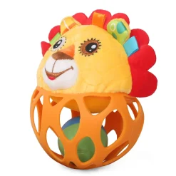 Lion Orange Rattle Ball