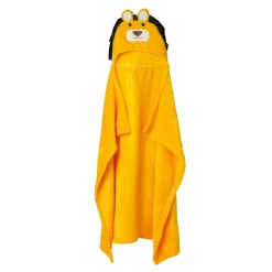 Lion Soft Cozy Hooded Blanket Yellow