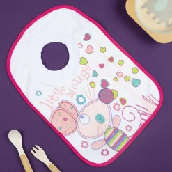 Litte Mouse Pink Bibs