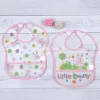 Little Bunny Peach 2 Pk Bibs