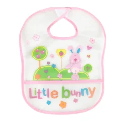 Little Bunny Peach 2 Pk Bibs