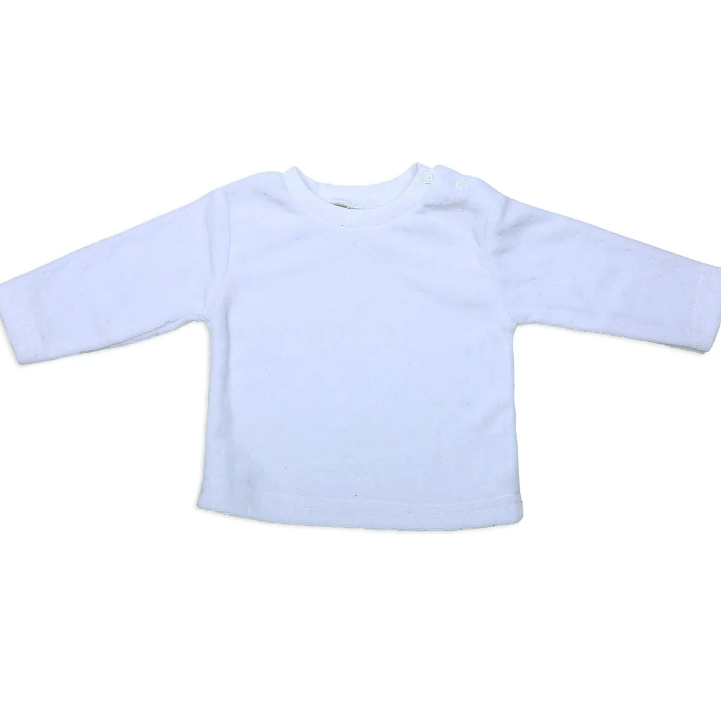 Little Cow Infant 2 Piece Full Sleeves Tshirt And Romper Set - White