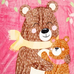 Love And Cuddles Pink Two-Ply Blanket