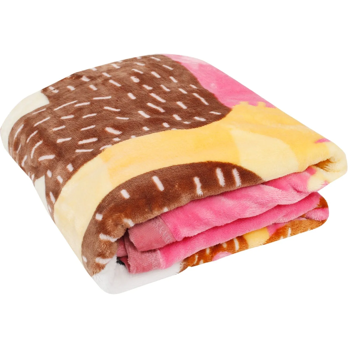 Love And Cuddles Pink Two-Ply Blanket