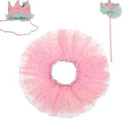 Magical Fairy Pink Tutu Skirt And Accessory Set