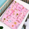 Mattress Set With Neck Pillow and Bolsters Savanna Ooh Na Na Pink